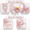 Light Pink 21st Birthday Balloon for Women, 40'' Self Inflating Mylar Number 21 Balloons (Pink)